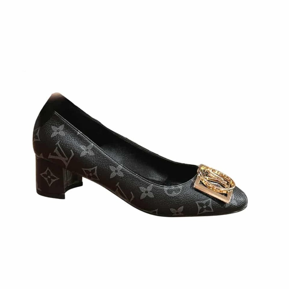 Louis Vuitton Madeleine Pumps Monogram Black view 2
