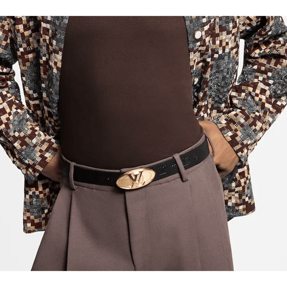Louis Vuitton LV Fiction 30mm Reversible Men Belt M8957S view 5