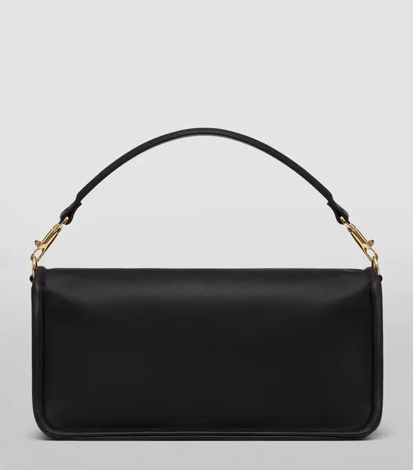 Valentino Garavani Vlogo 1960 Nappa Leather Shoulder Bag Black 28Cm view 5