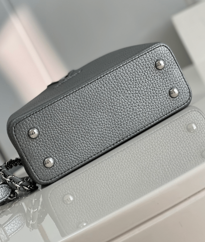 Louis Vuitton Capucines Gray 21Cm view 3