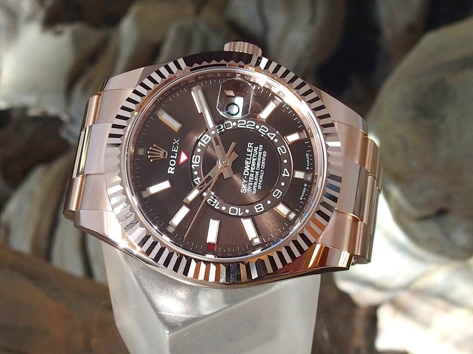 [Superclone] Rolex Sky-Dweller 42 mm Chocolate Dial Oyster 336935 view 7