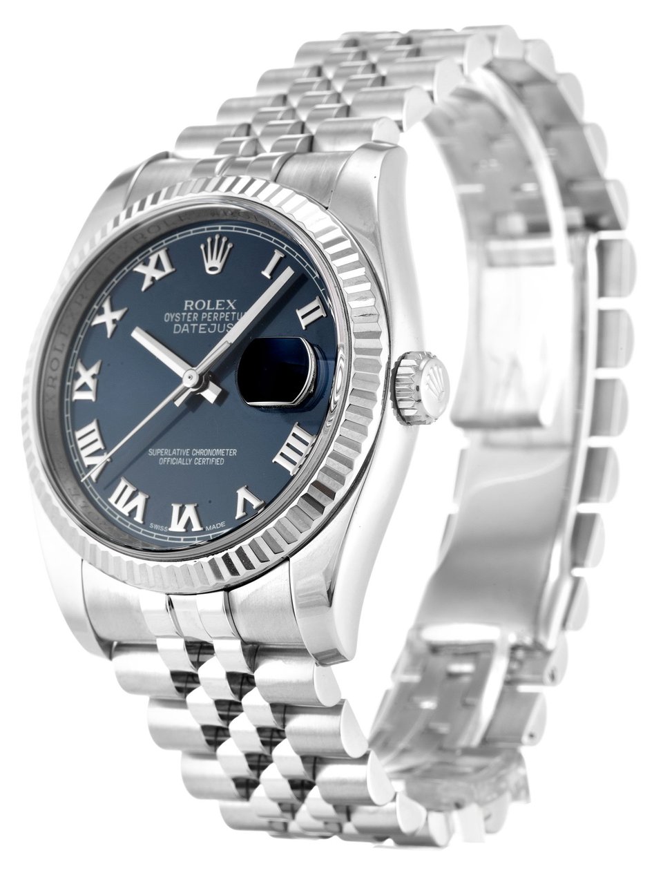 Rolex Datejust 36mm Blue Dial 116234 view 3