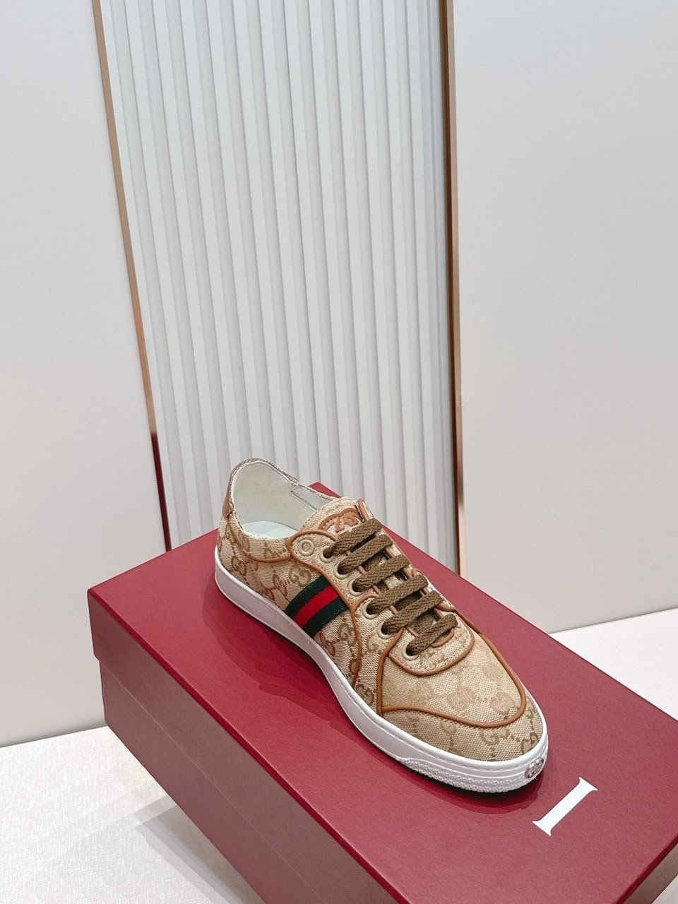 Gucci Stretch Low-Top Sneaker 871608 FAF48 9644 For Men view 8