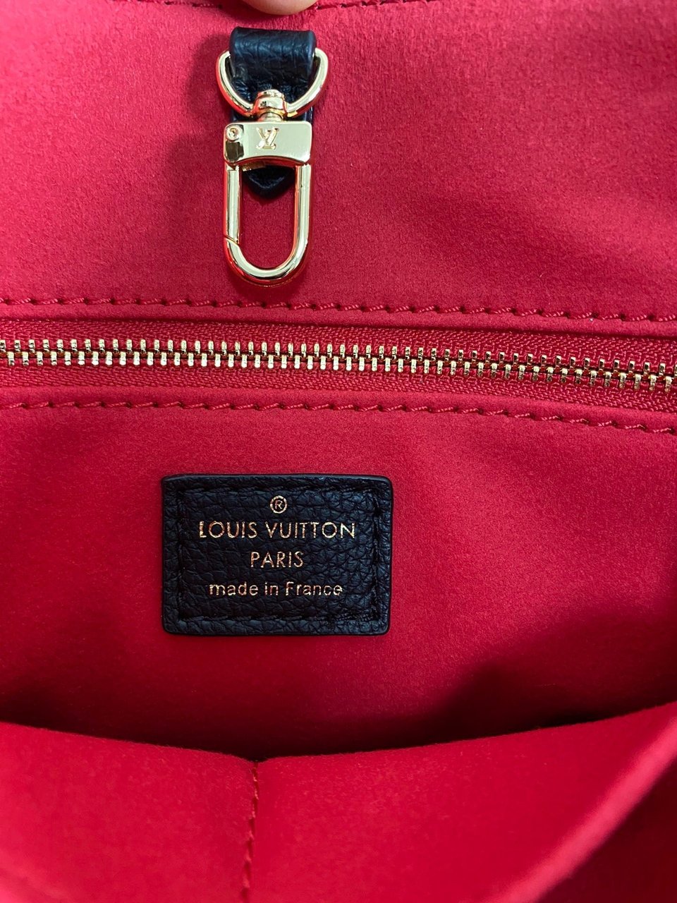 Louis Vuitton OnTheGo PM Bicolor Monogram Empreinte Leather M45659 Black 25cm view 12
