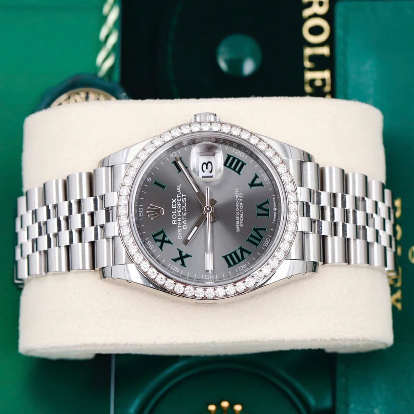 [Superclone] Rolex Datejust 36mm Slate Dial Jubilee 126284RBR view 4