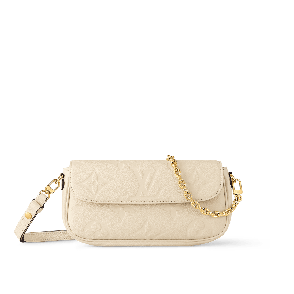 Louis Vuitton Wallet On Chain Ivy Monogram Empreinte Leather Cream