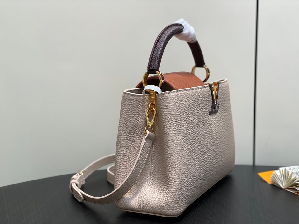 Louis Vuitton Capucines MM M12956 Gray 31.5cm/ 12.2in view 7