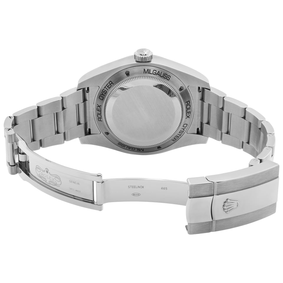 Rolex Milgauss 40mm Blue Dial 116400GV view 5