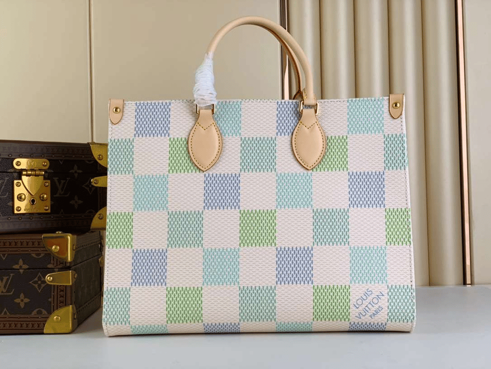 Louis Vuitton Onthego Mm Autres Toiles Damier Pistachio N40518 35Cm view 6