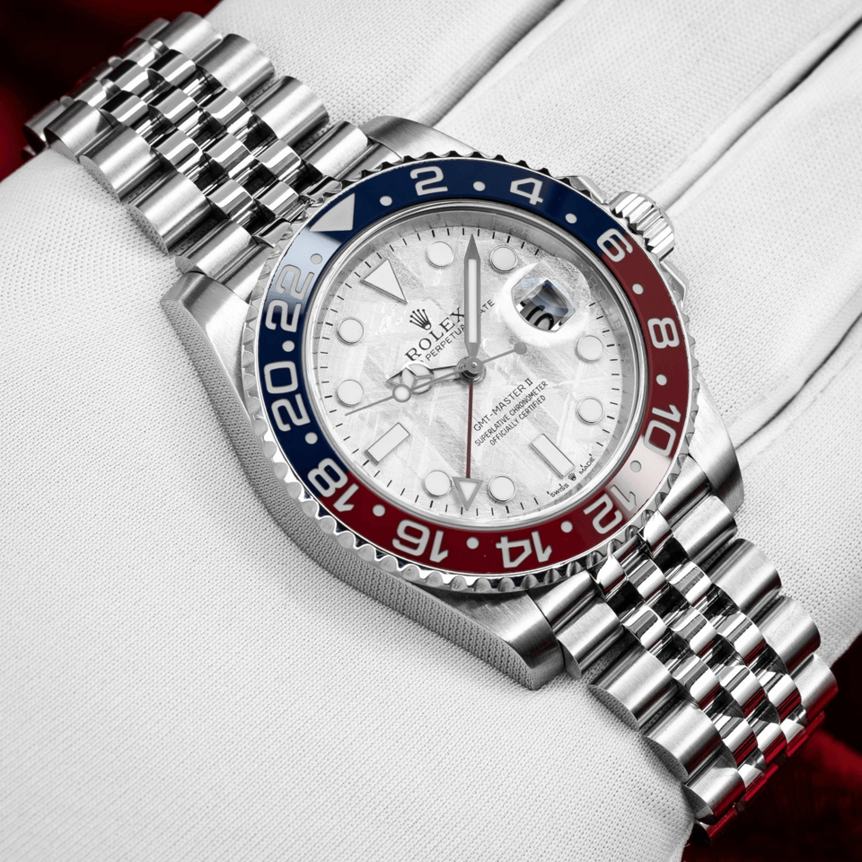 [Superclone] Rolex GMT-Master II Meteorite Pepsi Jubilee Stainless Steel 116710LN view 3