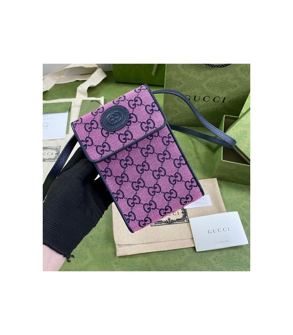 Gucci GG Multicolour Mini Bag Pink view 4