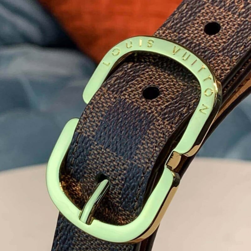 Louis Vuitton Mini Damier Ebene Belt 25mm M9744V view 4