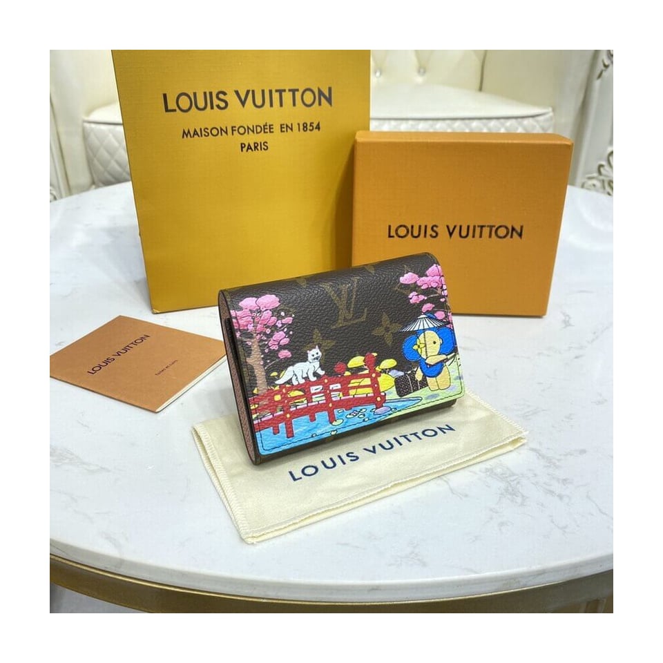 Louis Vuitton Monogram Canvas Victorine Wallet view 4