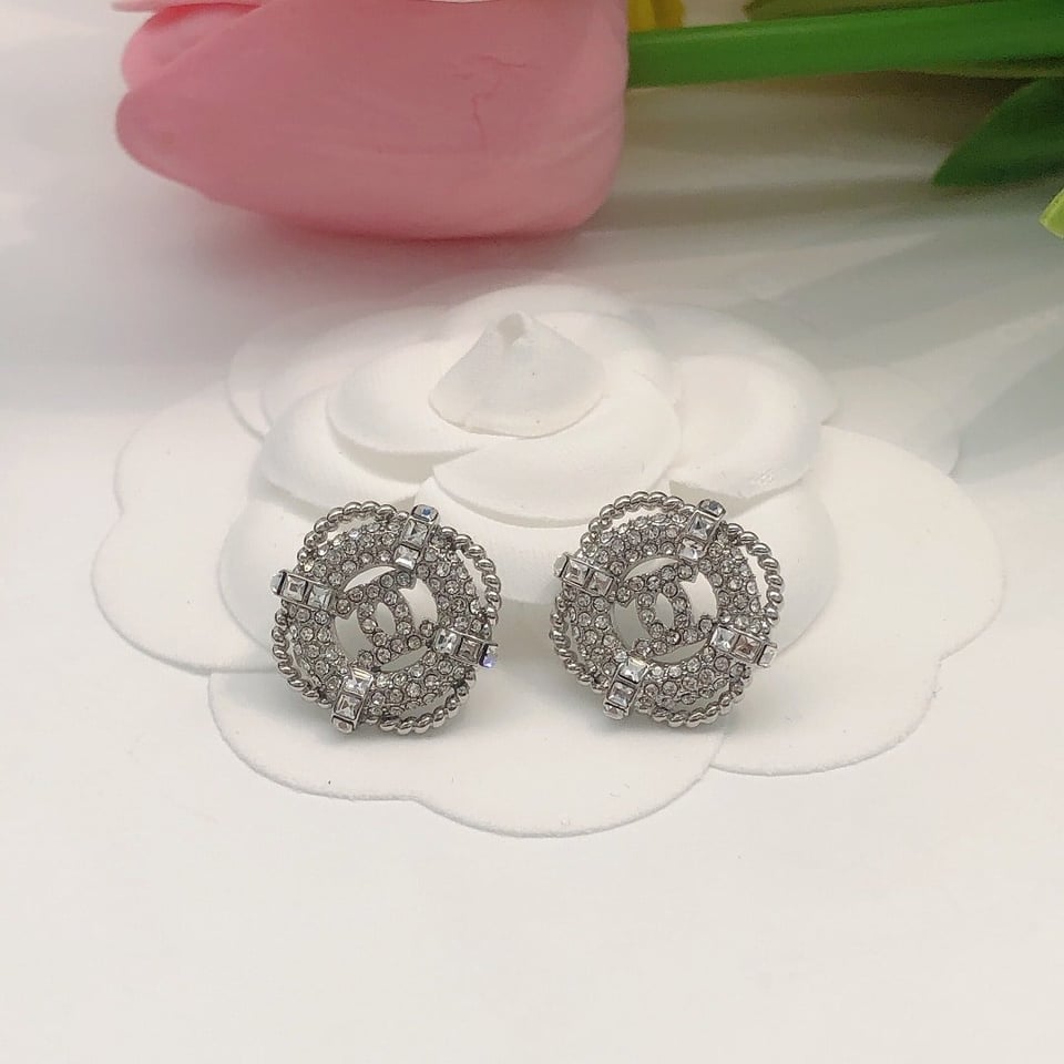Chanel Cc Earrings view 6