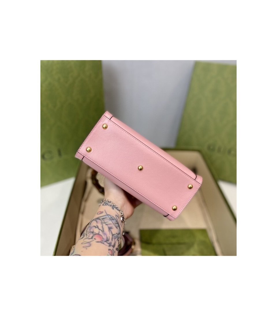 Gucci Diana Mini Tote Bag Pink view 17