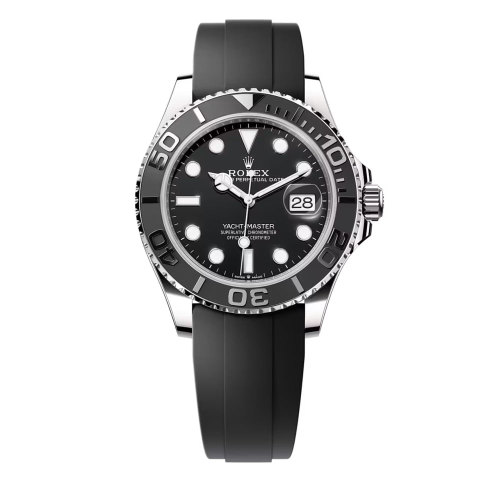 [Superclone] Rolex Yacht-Master 42mm Black Dial Oysterflex 226659