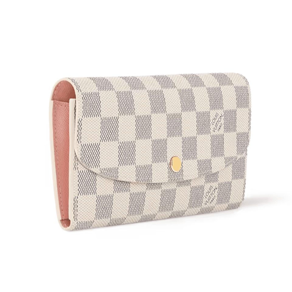 Louis Vuitton Damier Azur Emilie Wallet For Women 19cm N41625 view 3