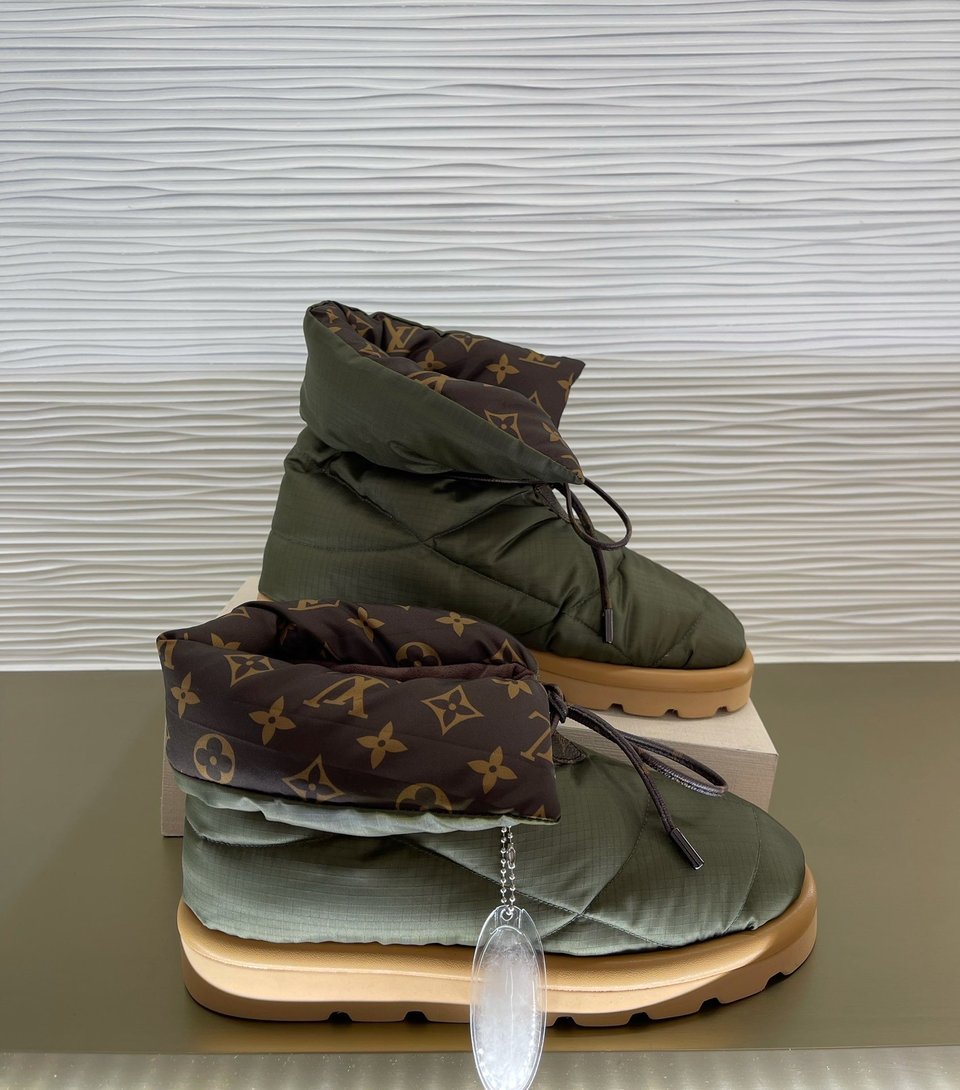 Louis Vuitton Pillow Comfort Ankle Boot Kaki 1A8T3L view 9