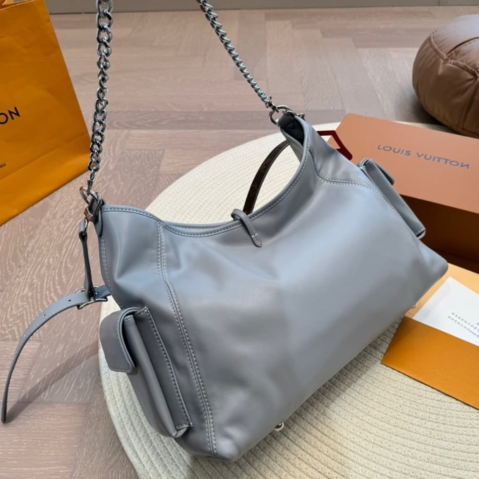Louis Vuitton Carryall Dark Mm Gris Trianon 39cm/15.4in M12583 view 10