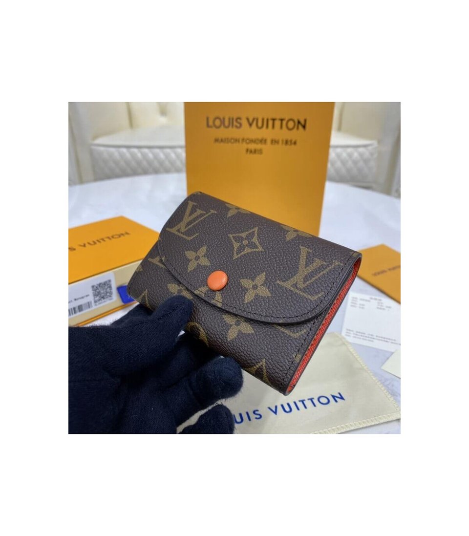 Louis Vuitton Monogram Canvas Rosalie Coin Purse Orange view 2