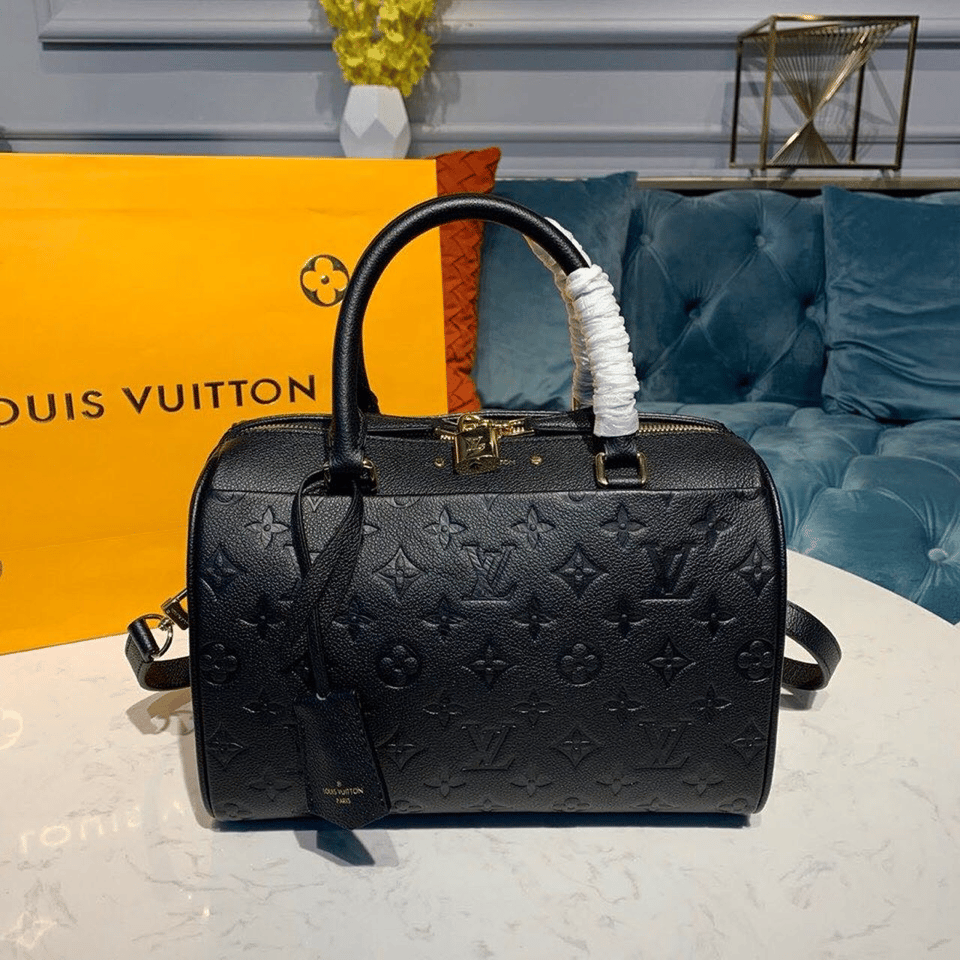 Louis Vuitton Speedy Bandouliere 25 Monogram Empreinte Black 25cm M42401 view 3