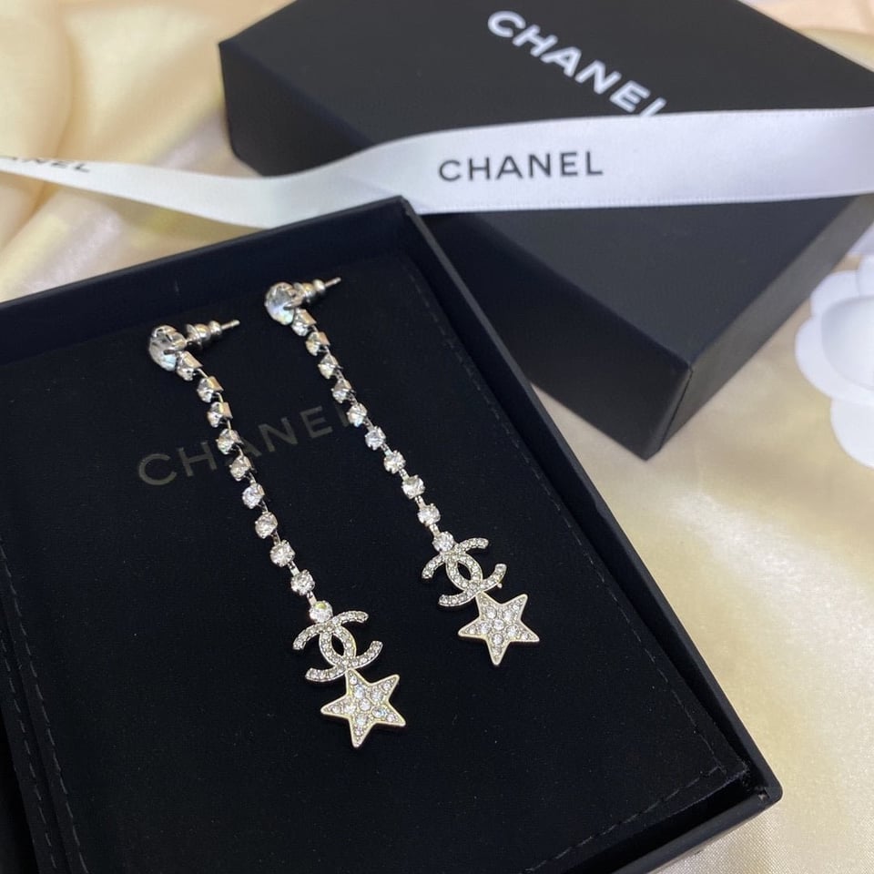 Chanel Cc Drop Earrings view 6