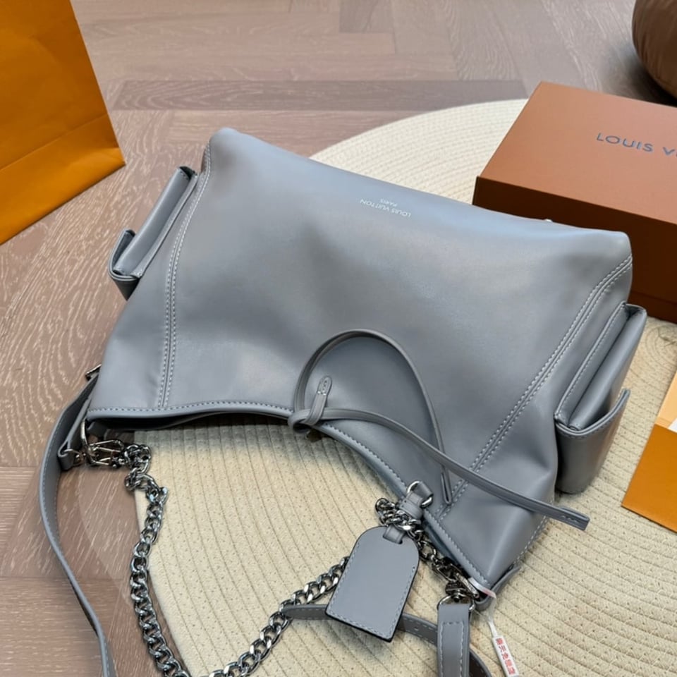 Louis Vuitton Carryall Dark Mm Gris Trianon 39cm/15.4in M12583 view 8