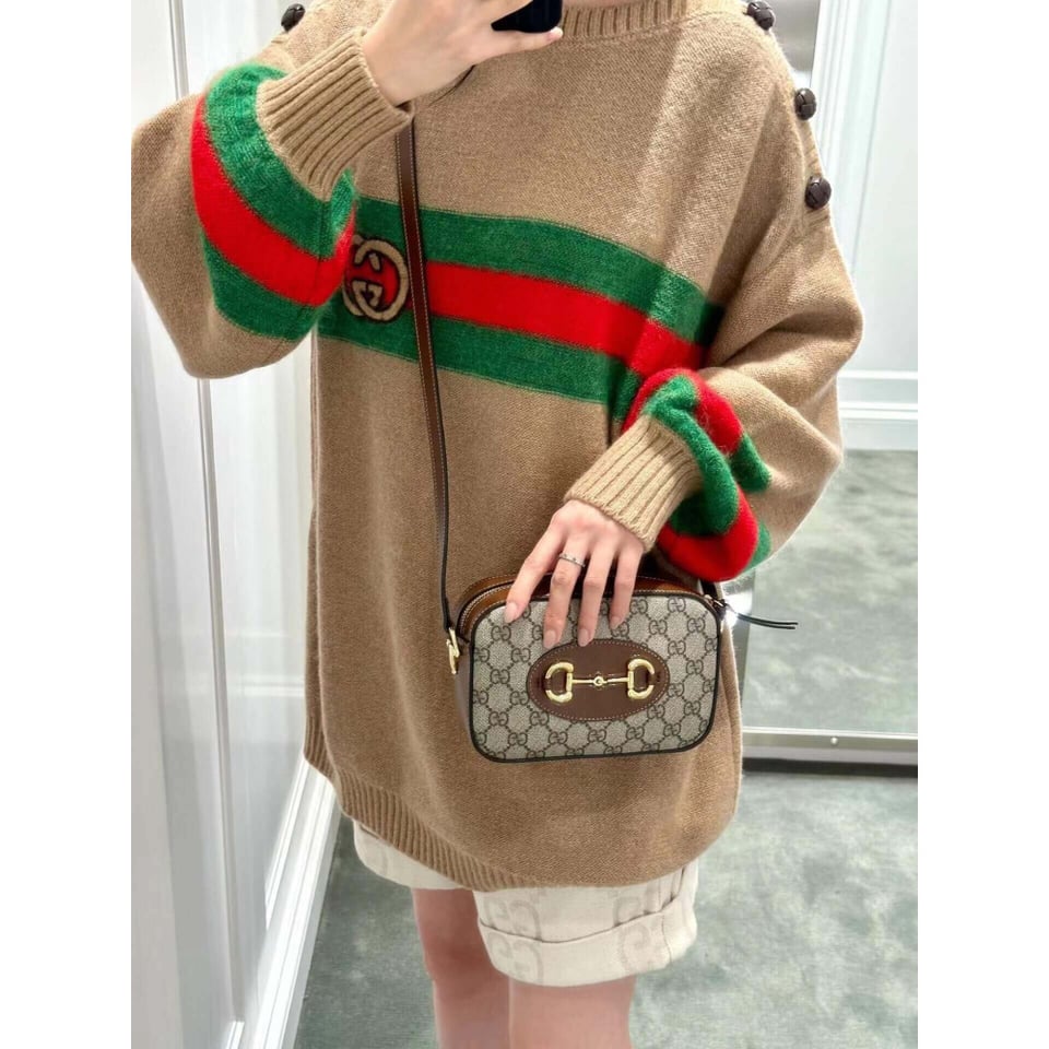 Gucci Horsebit 1955 Small Shoulder Bag view 7