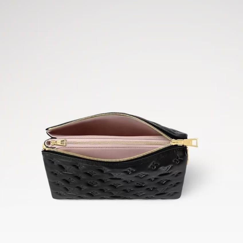 Louis Vuitton Coussin BB 22cm/8.7in Monogram Empreinte Leather Black M21259 – Women view 4