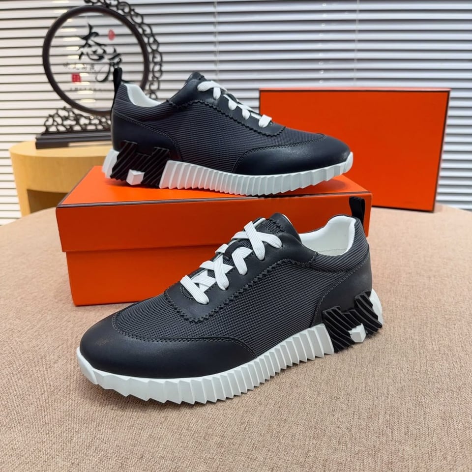 Hermes Bouncing Sneakers Noir Color Goatskin H261897ZH01390 view 11