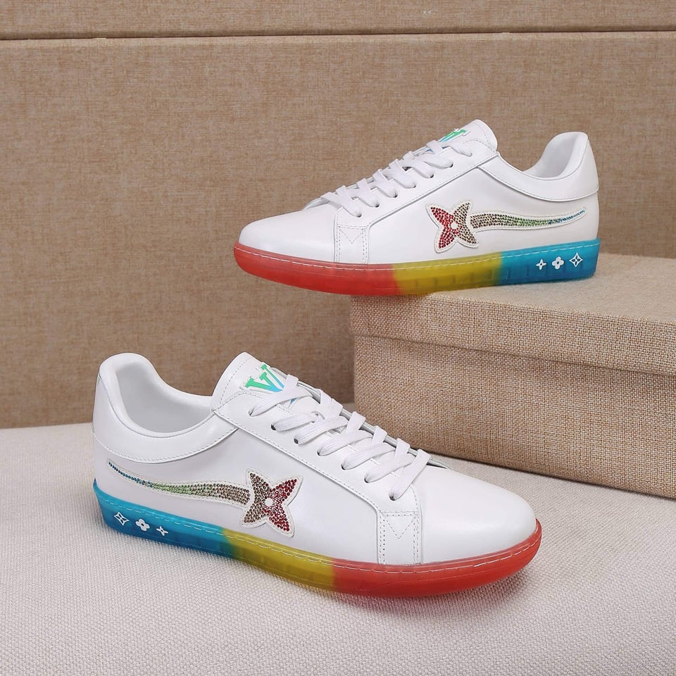 Louis Vuitton Luxembourg Samothrace Sneaker White 1A9G05 view 3