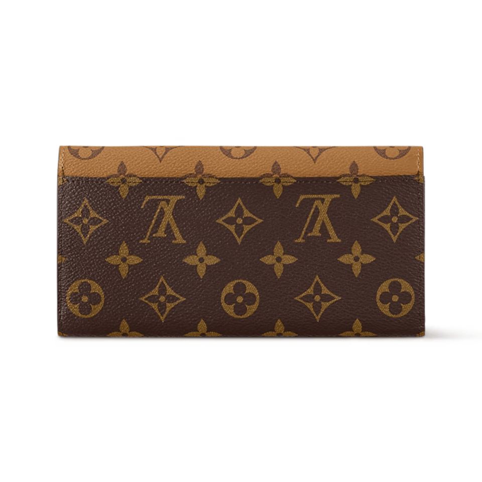 Louis Vuitton Monogram Reverse Emilie Wallet For Women 19cm M82157 view 5
