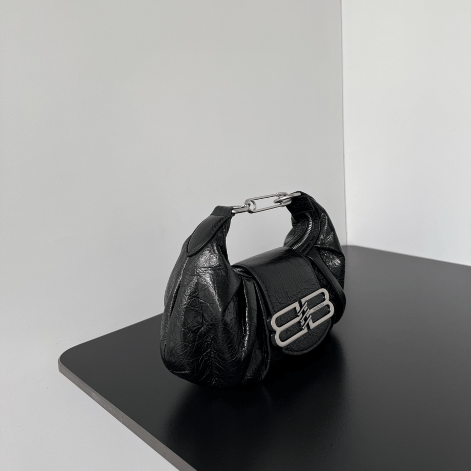 Balenciaga Pamela Shoulder Bag Small Black 28cm/11in view 11