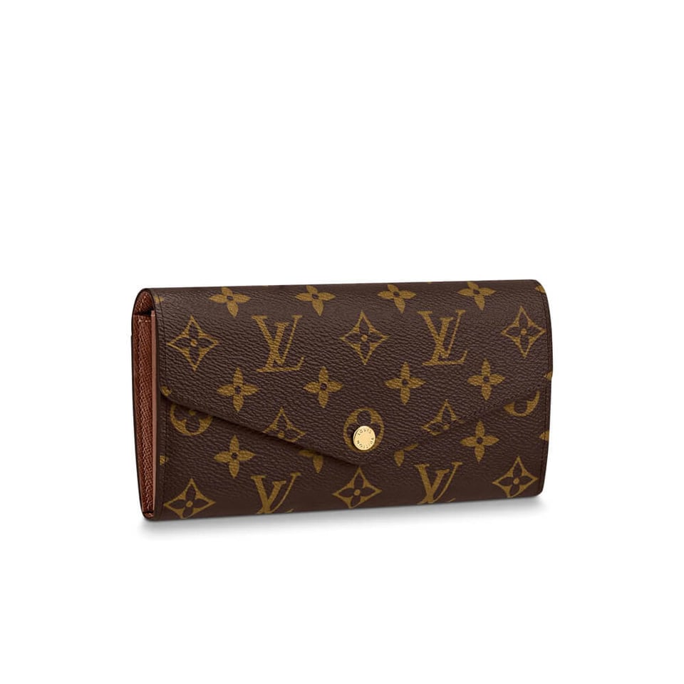 Louis Vuitton Monogram Cavas Sarah Wallet Brown 19cm view 2