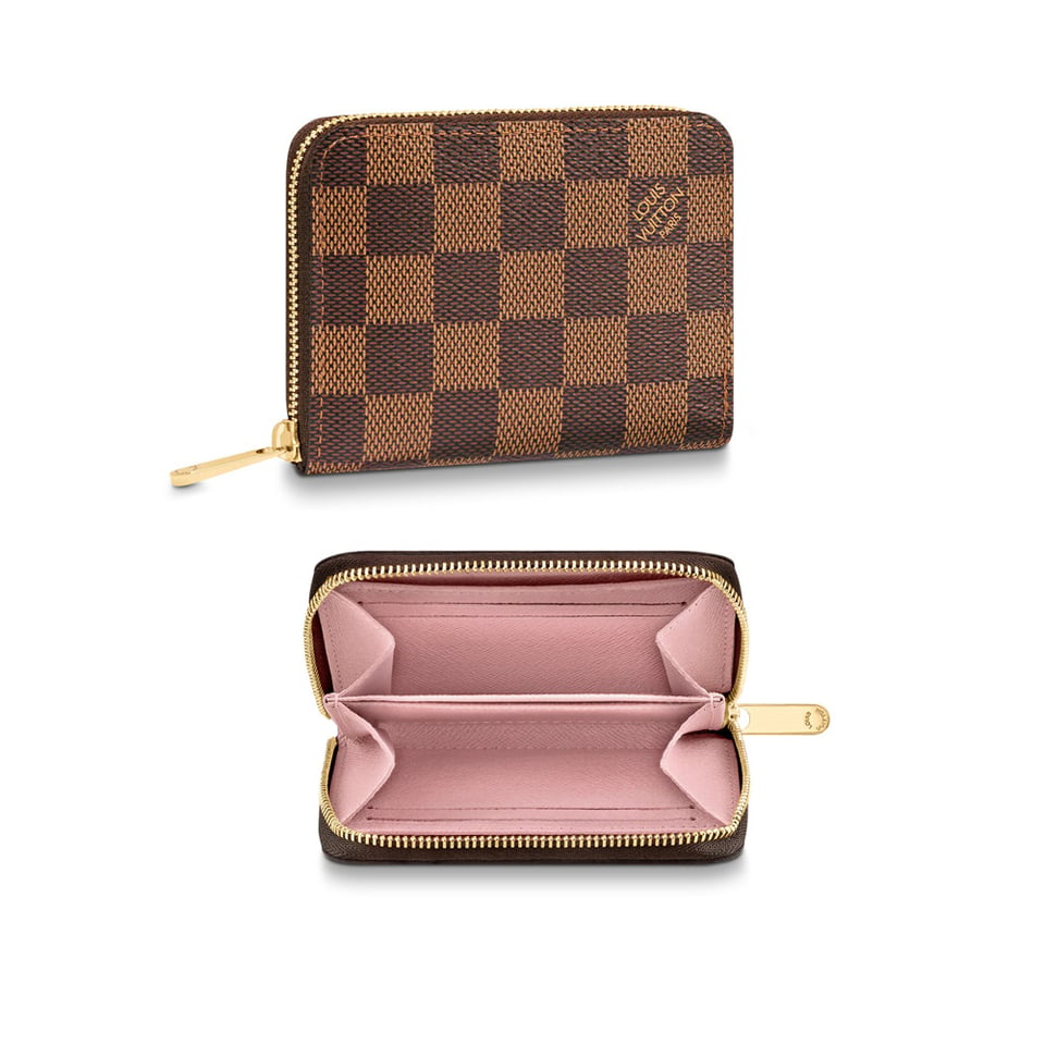 Louis Vuitton Damier Ebene Zippy Coin Purse Pink view 3