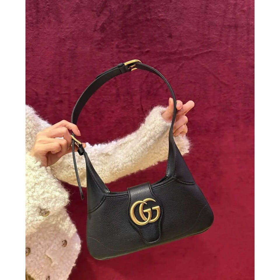 Gucci Aphrodite Small Shoulder Bag Black view 4
