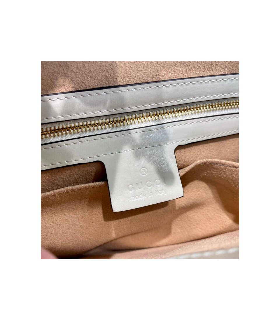 Gucci Jackie 1961 Small Hobo Bag In White Leather 27.5cm view 18