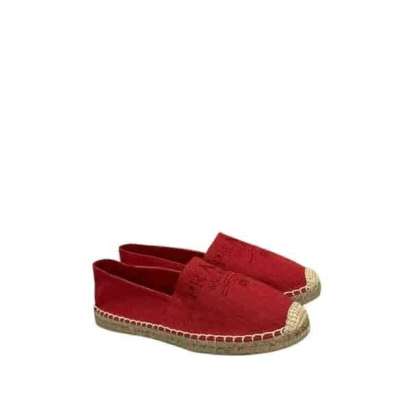 Prada Linen Espadrilles Red view 2