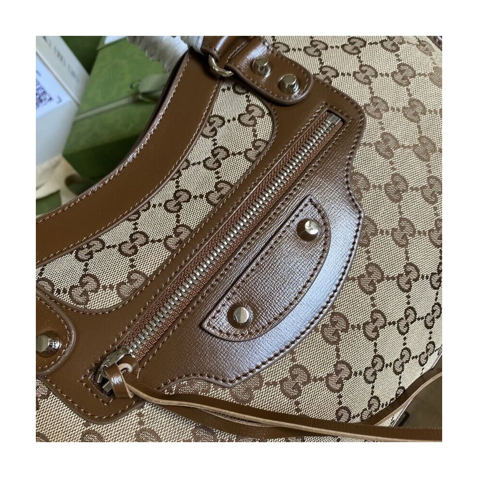 Gucci x Balenciaga GG Canvas City Bag 38cm view 5
