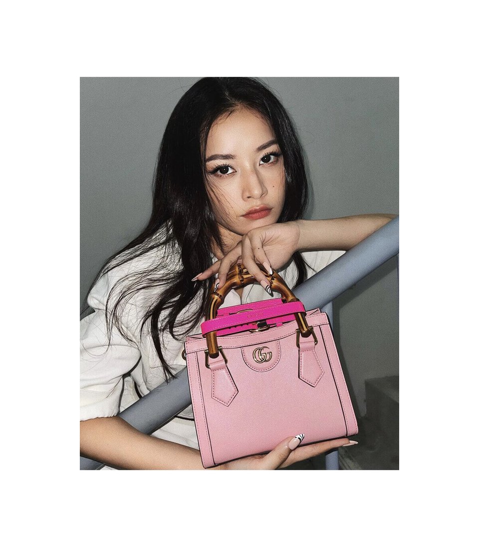 Gucci Diana Mini Tote Bag Pink view 10