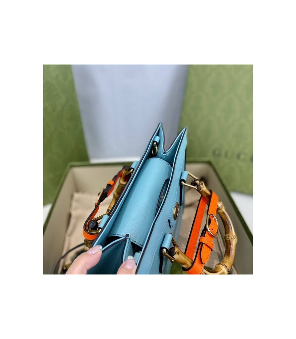 Gucci Diana Small Tote Bag Light Blue view 11