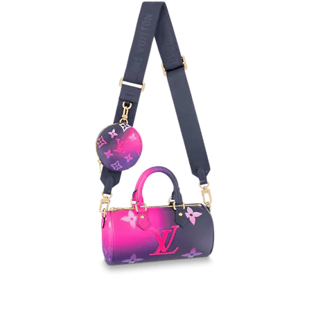 Louis Vuitton Papillon Bb 20Cm Midnight Fuchsia