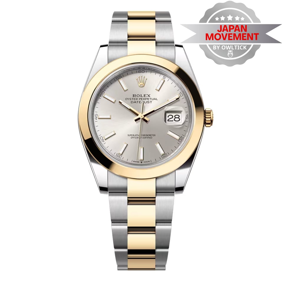 [Superclone] Rolex Datejust 41mm Silver Dial Smooth Oyster 126303