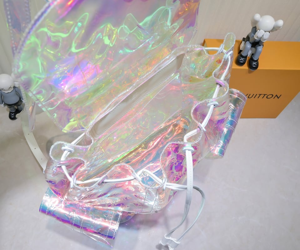 Louis Vuitton X Virgil Abloh Pvc Prism Christopher Backpack Honogram 49Cm M53286 view 4