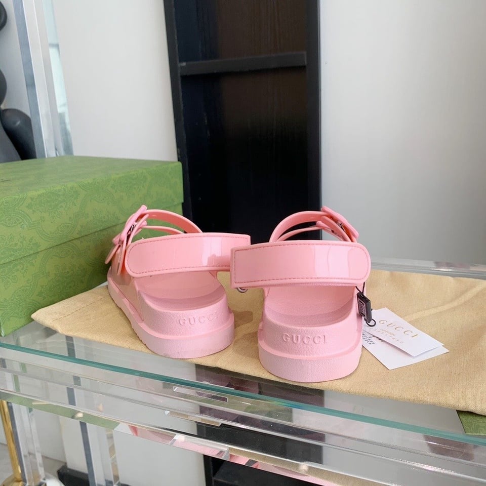 Gucci Women’S Sandal With Mini Double G Pastel Pink 660243 J8700 5815 view 8
