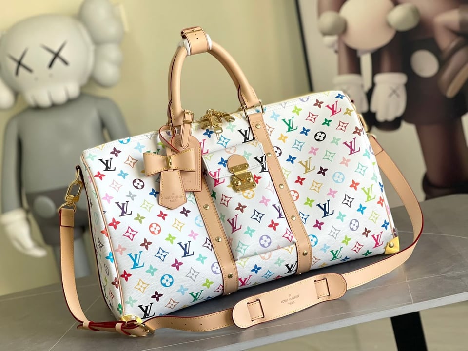 Louis Vuitton LV x TM Keepall Bandoulière 45cm/17.7in Multicolored M13742 view 3