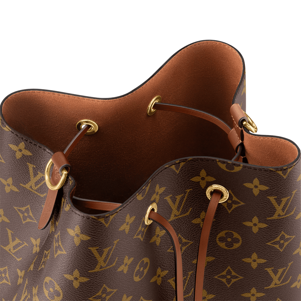 Louis Vuitton Luxury Monogram Canvas And Leather Handbag Neonoe Caramel view 5