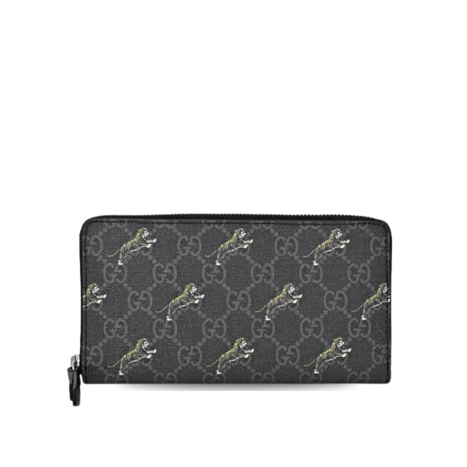 Gucci Ophidia GG Zip Around Wallet Light Blue 8in/19cm For Men view 2