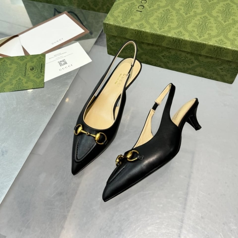 Gucci Women’S Horsebit Slingback Pump Black 782407 Dmbt0 1000 view 3