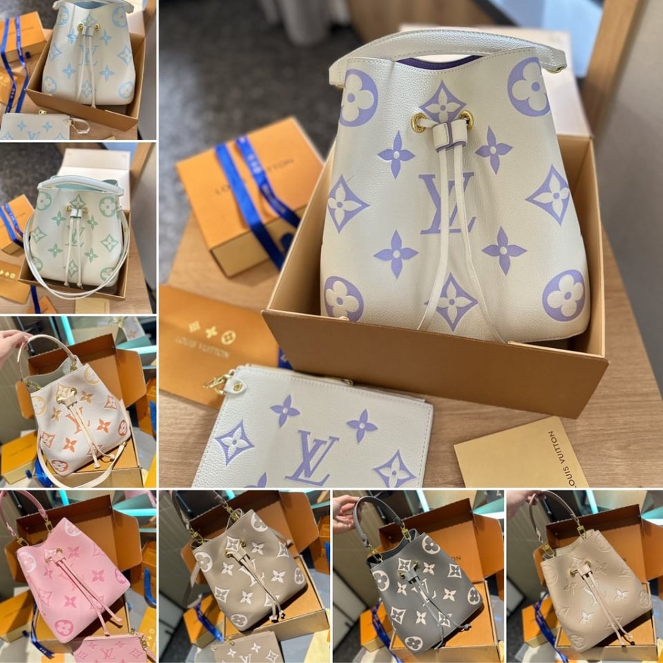 Louis Vuitton N Ono Bb Monogram Bag Latte And Orange 25Cm view 4